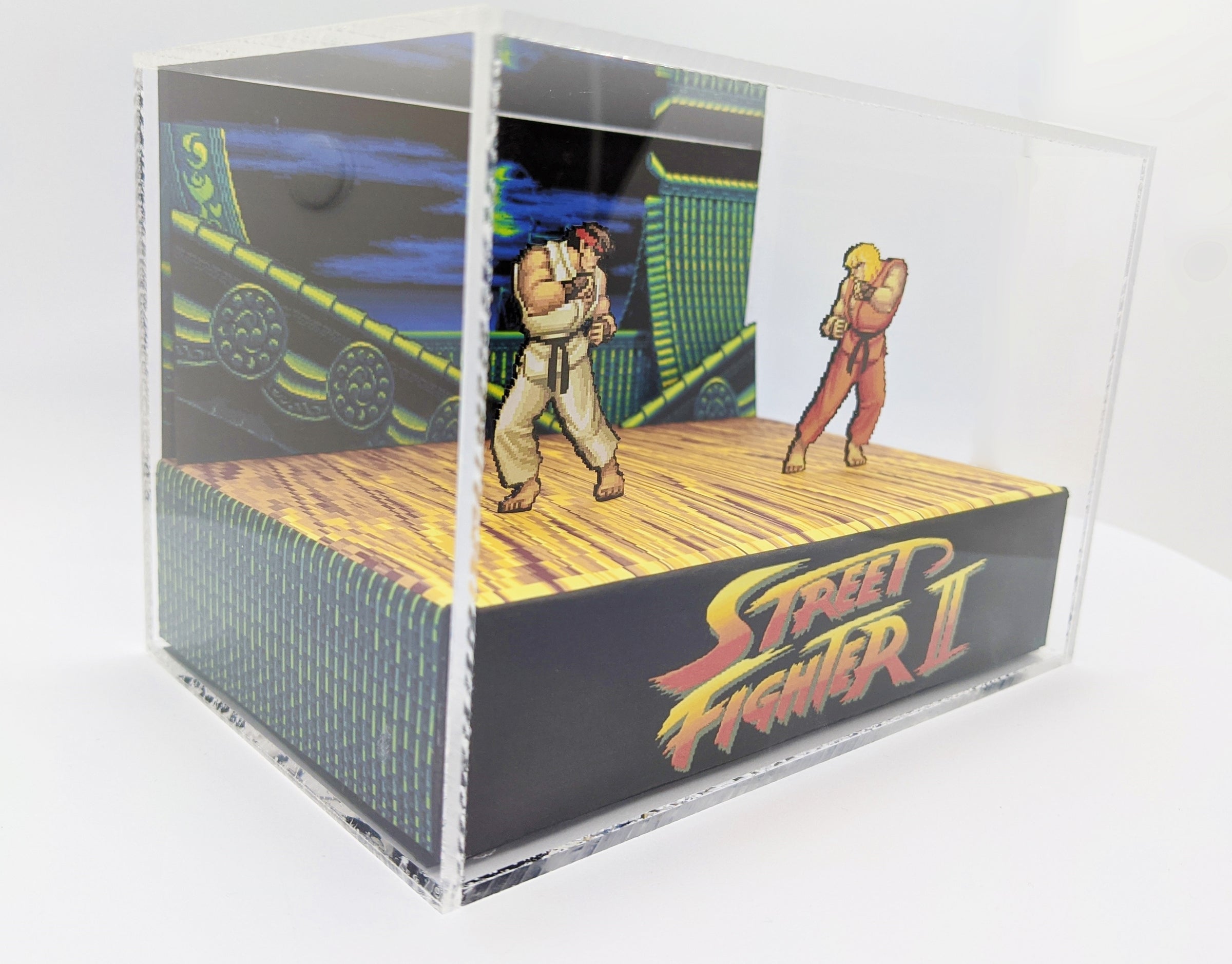Street Fighter II Ryu Light-up Diorama Will Hadouken Your Money