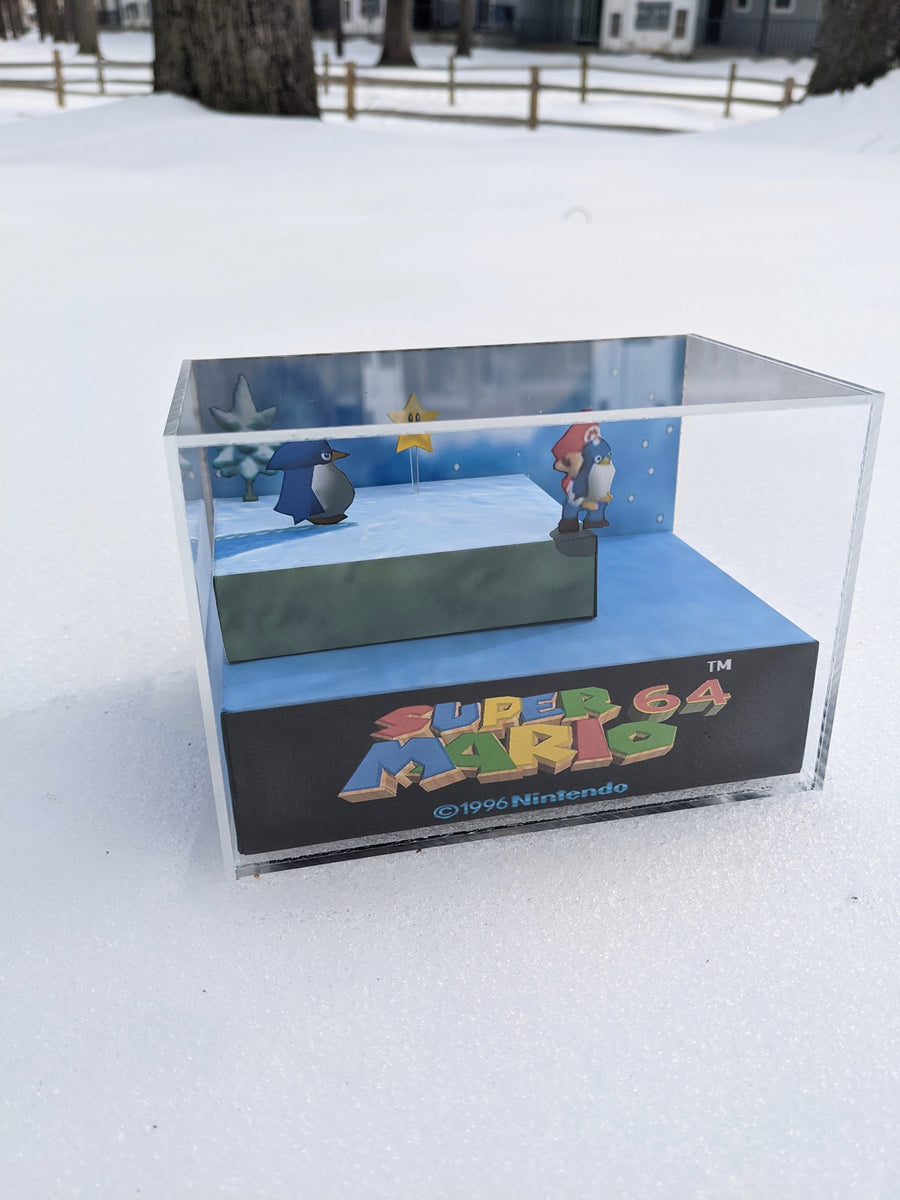 Paper Mario 64 Cubo Diorama 